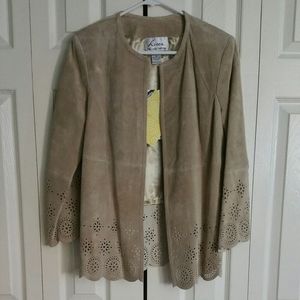 NWT Louis Dell'Olio Suede Blazer